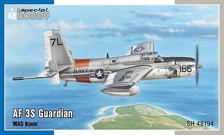 Special AF-3S Guardian Mad Boom Plastic Model Airplane Kit 1/48 Scale #48194