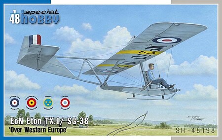 Special EoN Eton TX.1/SG-38 Over Western Europe Plastic Model Airplane Kit 1/48 Scale #48198