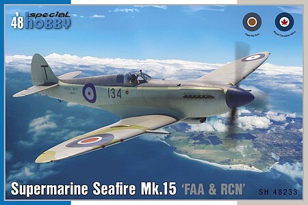 Special Supermarine Seafire Mk.15 FAA & RCN Plastic Model Airplane Kit 1/48 Scale #48233