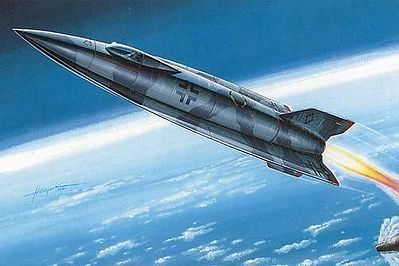 Special EMW A9 Piloted German Rocket Plastic Model Airplane Kit 1/72 Scale #72009
