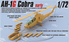 Special AH1G Early Cobra Helicopter (New Tool) Plastic Model Airplane Kit 1/72 Scale #72076 Special AH1G Early Cobra Helicopter (New Tool) Plastic Model Airplane Kit 1/72 Scale #72076