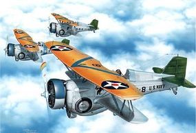 Hawk FB2C1 USN BiPlane Fighter/Bomber Plastic Model Airplane Kit 1/72 Scale #72222