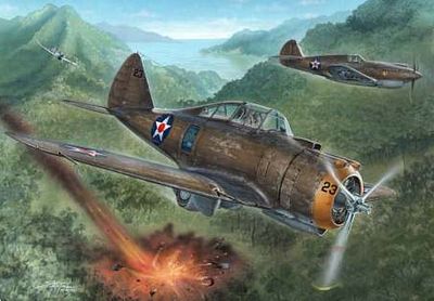 Special P35A Philippine Defender Aircraft Plastic Model Airplane Kit 1/72 Scale #72237