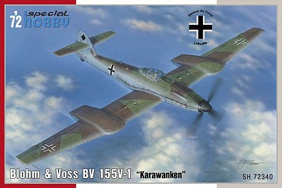 Special Blohm & Voss BV155V1 Karawanken Aircraft (MAY) Plastic Model Airplane Kit 1/72 #72340