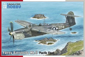 Special Fairey Barracuda Mk II Pacific Fleet Bomber Plastic Model Airplane Kit 1/72 Scale #72343
