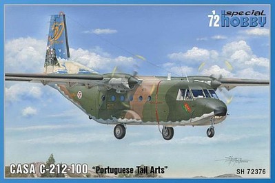 Special CASA C212-100 Portuguese Tail Arts Transport Plastic Model Airplane Kit 1/72 #72376