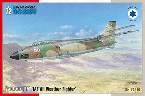 Special Vautour IIN IAF All-Weather Fighter Plastic Model Airplane Kit 1/72 Scale #72410