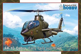 Special AH1G Cobra early Tails over Nam Helicopter Plastic Model Helicopter Kit 1/72 Scale #72427