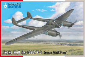 Special Focke Wulf Fw189C/V6 German Attack Aircraft Plastic Model Airplane Kit 1/72 Scale #72432
