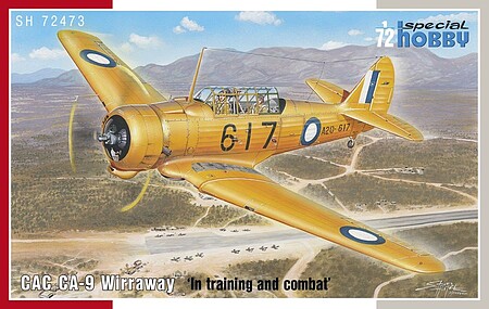 Special CAC CA-9 Wirraway In training and combat Plastic Model Airplane Kit 1/72 Scale #72473