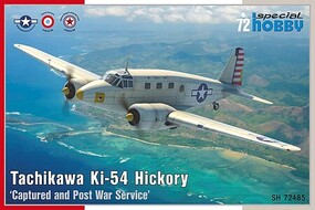 Special 1/72 Tachikawa Ki54 Hickory Captured & Post War Service Aircraft