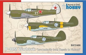 Special 1/72 P40M Warhawk Involuntarily from Russia to Finland Fighter