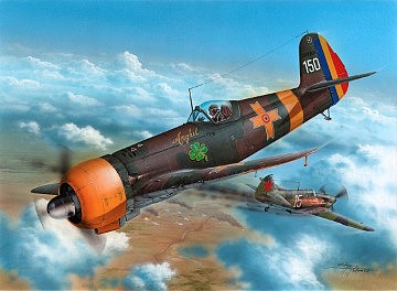 Special WWII IAR80A Romanian Fighter Plastic Model Airplane Kit 1/32 Scale #8002