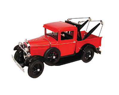 Sig 1931 Ford Model A Tow Truck (Red) Diecast Model Truck 1/18 Scale #18116