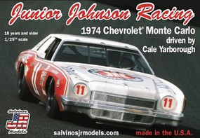 Salvinos 1/25 Junior Johnson Racing Cale Yarborough #11 Chevrolet Monte Carlo 1974 Winston Cup Winner Race Car Salvinos 1/25 Junior Johnson Racing Cale Yarborough #11 Chevrolet Monte Carlo 1974 Winston Cup Winner Race Car