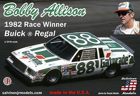 Salvinos Bobby Allison 1982 Buick Winner Plastic Model Car 1/25 Scale #1982d Salvinos Bobby Allison 1982 Buick Winner Plastic Model Car 1/25 Scale #1982d