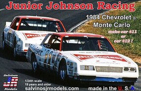 Salvinos 1/24 Junior Johnson Racing Darrel Waltrip #11/Neil Bonnett #12 1984 Chevrolet Monte Carlo Race Car