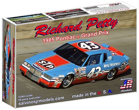 Salvinos 1/24 Richard Petty #43 1985 Pontiac Grand Prix Race Car (Ltd Prod)