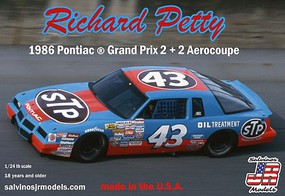 Salvinos 1/24 Richard Petty #43 Pontiac Grand Prix 1986 2+2 Aerocoupe Winston Cup Race Car Salvinos 1/24 Richard Petty #43 Pontiac Grand Prix 1986 2+2 Aerocoupe Winston Cup Race Car