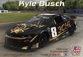 Salvinos 2023 Camaro ZL1 Kyle Busch #8 3CHI Paint Scheme Plastic Model Car Kit 1/24 Scale #39172