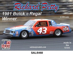 Salvinos Richard Petty 1981 Buick Regal 7th Daytona Winner Car Plastic Model Car Kit 1/24 #8460