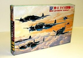 WWII German Aircraft Set Plastic Model Airplane Kit 1/700 Scale #s17