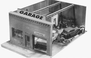 Scale-Structures The Country Garage Kit - HO-Scale