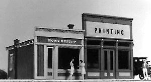 Scale-Structures Print Shop & Post Office - HO-Scale