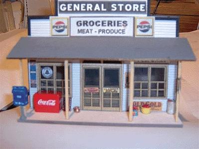 Scale-Univ General Store Detail Assortment 7-Pieces - O-Scale