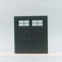 Smalltown 10' x 9' Hinged Freight Door (2) HO Scale Model Railroad Building Accessory #0005