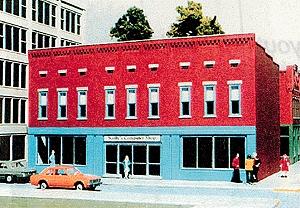 Smalltown Rustys Graphic Arts Talltown Building Kit HO Scale Model Railroad Building #6028