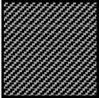 Scale-Motor Comp. Carbon Fiber Decal Twill Weave Black on Silver Plastic Model Vehicle Decal 1/20 #1020