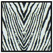 Scale-Motor Comp. Fiber Decal Zebra Pattern Black & Clear (1970s) Vehicle Decal 1/24 #1975