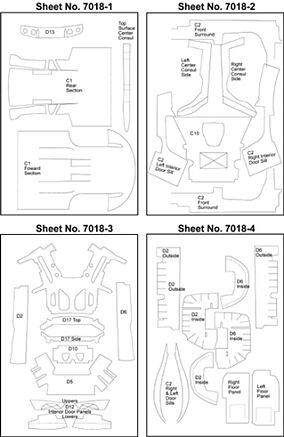 Scale-Motor Porsche Carera GT Template Comp. Fiber Plastic Model Vehicle Decal 1/24 #7018 Scale-Motor Porsche Carera GT Template Comp. Fiber Plastic Model Vehicle Decal 1/24 #7018