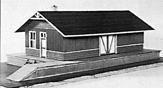 Suncoast Freight Station Kit HO Scale Model Railroad Building #3030