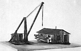 Suncoast Logging Camp Wood Kit HO Scale Model Railroad Building #3050 Suncoast Logging Camp Wood Kit HO Scale Model Railroad Building #3050