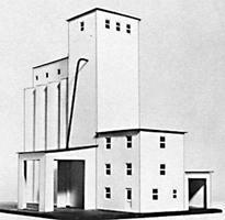 Suncoast Concrete Grain Elevator Wood Kit HO Scale Model Building #3060 Suncoast Concrete Grain Elevator Wood Kit HO Scale Model Building #3060