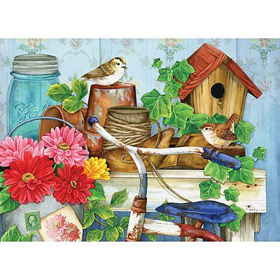 Sunsout The Old Garden Shed 500+pcs Large Format Jigsaw Puzzle 0-599 Piece #16097