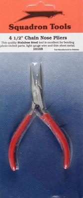 Squadron Chain Nose Pliers 4-1/2 inch Hobby and Modeling Hand Tool #10105