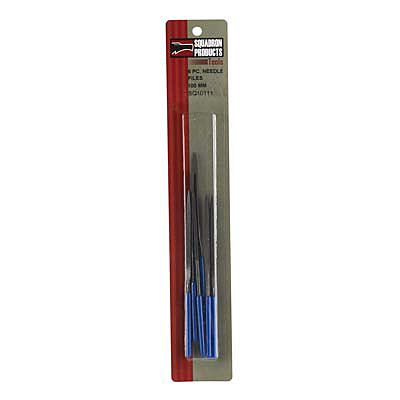Squadron 4 Needle File 6 piece Set (100mm) Hobby and Modeling Hand Tool #10111