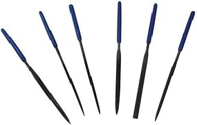 Squadron 4'' Needle File 6 piece Set (100mm) Hobby and Modeling Hand Tool #10111