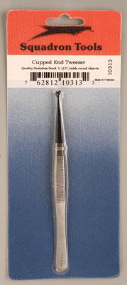 Squadron Cupped End Tweezer 5-1/2