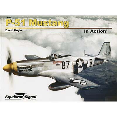 Squadron P-51 Mustang In Action Softcover Authentic Scale Model Airplane Book #10211