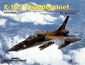 Squadron F-105 Thunderchief In Action Authentic Scale Model Airplane Book #10241