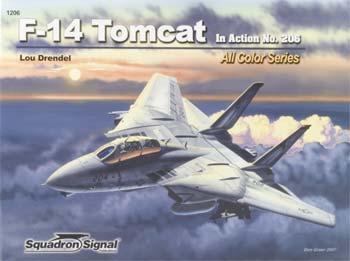 Squadron F-14 Tomcat in Action Color Authentic Scale Model Airplane Book #1206