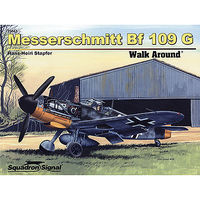 Messerschmitt Bf109 G Walk Around Authentic Scale Model Airplane Book #25043