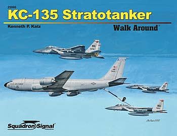 Squadron KC-135 Stratotanker Walk Around Authentic Scale Model Airplane Book #25066
