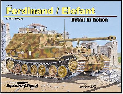 Squadron Ferdinand/Elefant Detail Authentic Scale Tank Vehicle Book #39001