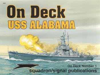Squadron USS Alabama On Deck Authentic Scale Model Boat Book #5601