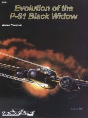 P-61 Black Widow Special Authentic Scale Model Airplane Book #6126